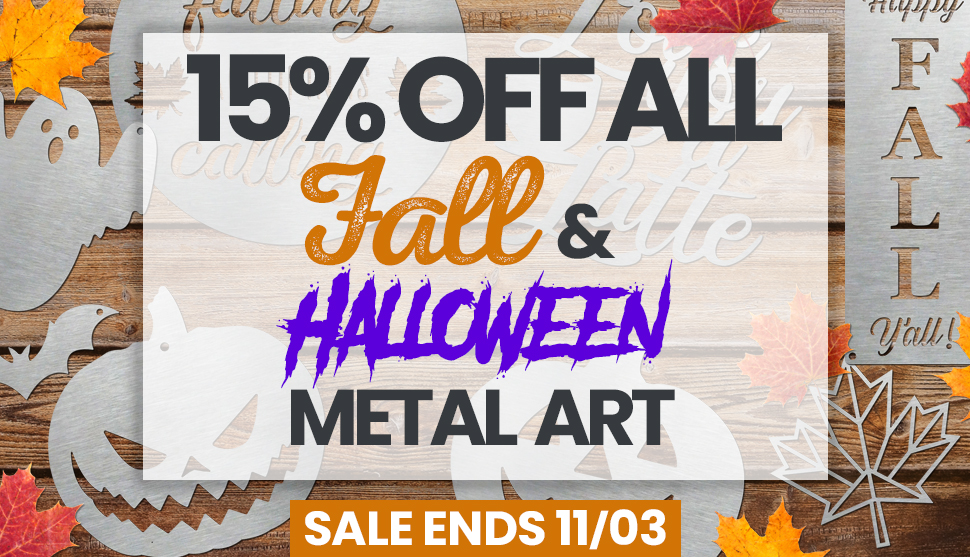 15% Off Fall & Halloween Designs