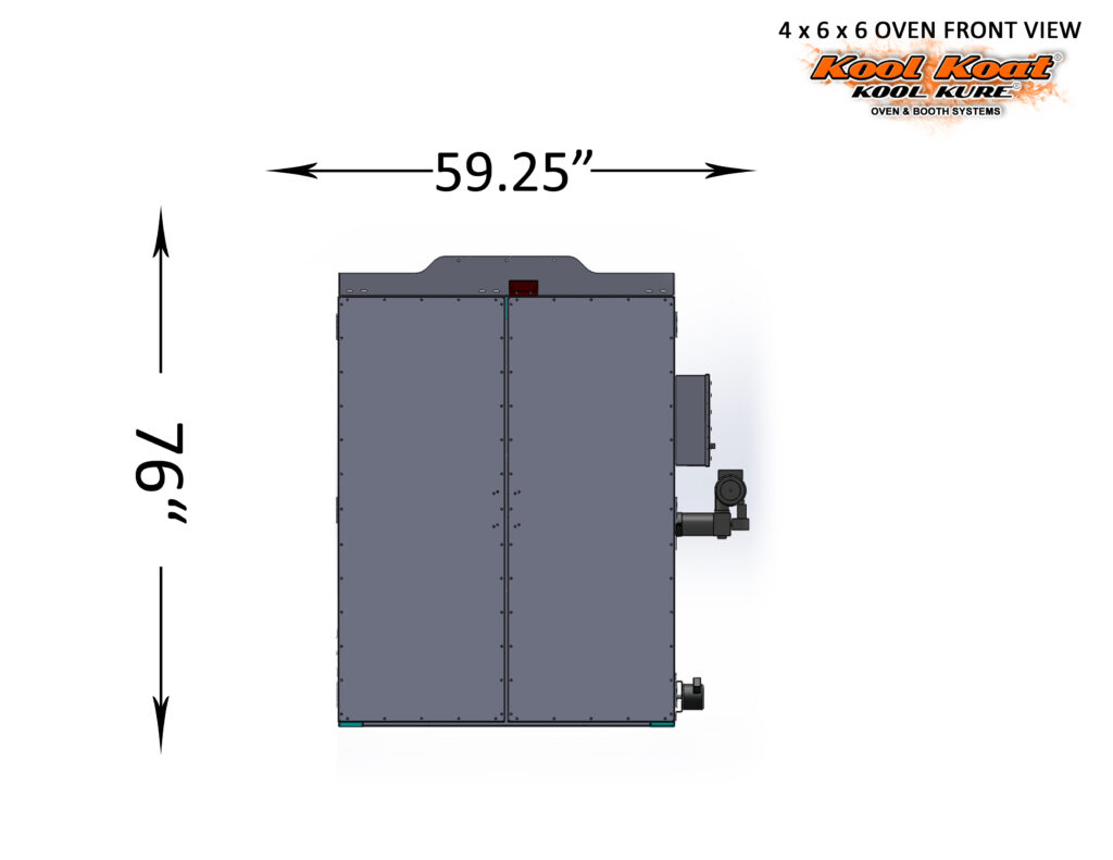 Kool Koat Turn-Key Powder System: 4X6X6 Oven, 8X8X8 Booth, Hyper Smooth ...